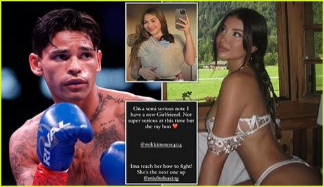 Ryan Garcia announces new influencer girlfriend following divorce from model ex-wife Andrea Celina -